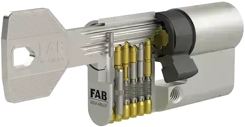 Bezpečnostní cylindrická vložka FAB 3 oboustranná 50 x 55 mm