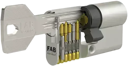 Bezpečnostní cylindrická vložka FAB 3 oboustranná 50 x 60 mm