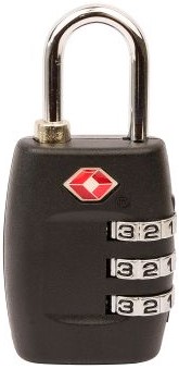 Visací zámek RV.TSA.335.C kódový černý