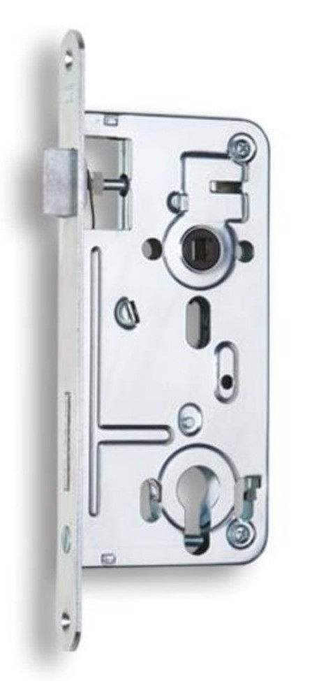 Zadlabací zámek HOBES 24026 vložkový 90/80 pravolevý