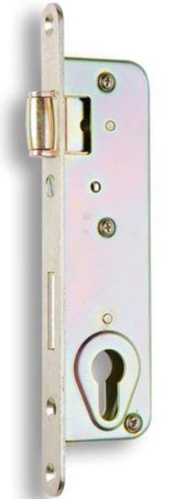 Zadlabací zámek HOBES G 222 vložkový s válečkem 50 mm pravolevý