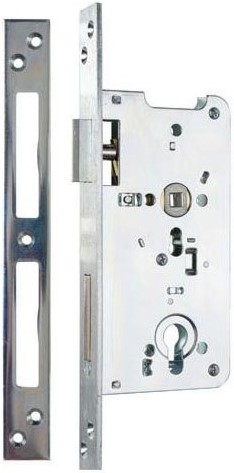 Zadlabací zámek HOBES K 131 C vložkový vratový 90/99 pravolevý