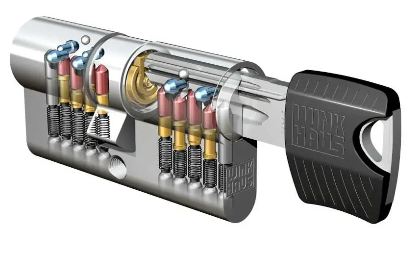 Bezpečnostní cylindrická vložka WINKHAUS RPE02 N jednostranná 40 x 10 mm