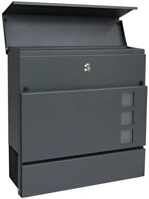 Poštovní schránka BK.932.G.AM 370 x 370 x 105 mm antracit