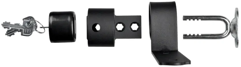 Bezpečnostní uzamykatelná závora TOKOZ UZ 230+ 125 x 90 x 85 mm černá