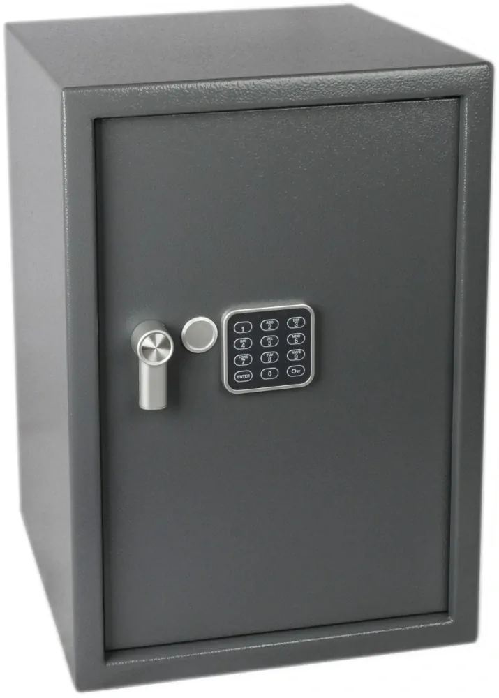 Sejf RS.50.EDK s elektronickým zámkem 350 x 500 x 330 mm šedý