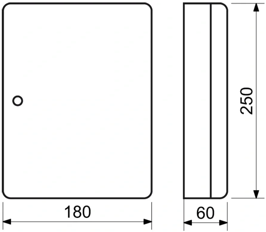 Schránka na klíče TS.24.B 180 x 250 x 60 mm béžová