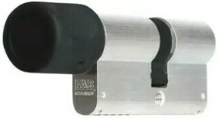 Bezpečnostní cylindrická vložka FAB 202RS oboustranná 29 x 45 mm s malým knoflíkem saténový nikl