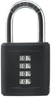 Visací zámek DELTA 40 kódový černý