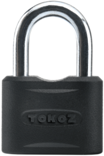 Visací zámek ALFA 50 na klíč černý