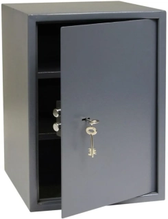 Sejf RS.50.K s mechanickým zámkem 350 x 500 x 330 mm šedý