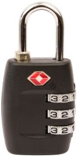 Visací zámek RV.TSA.335.C kódový černý