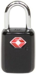 Visací zámek RV.TSA.21011.C na klíč černý